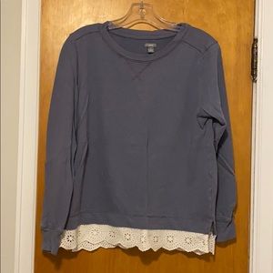 Grey/Blue Cozy Sweater